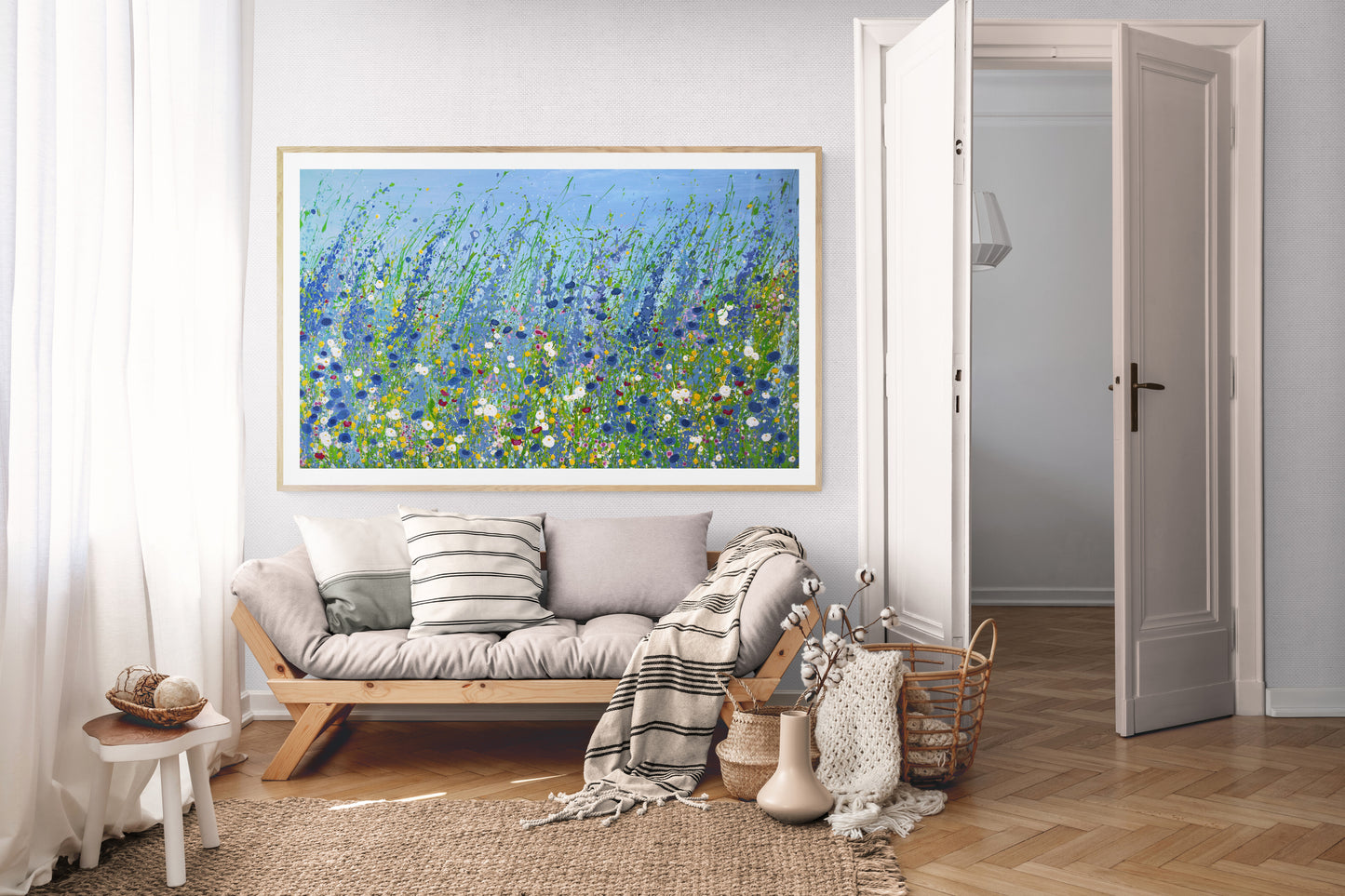Flower Fields Series #34 - Symphony In Blue