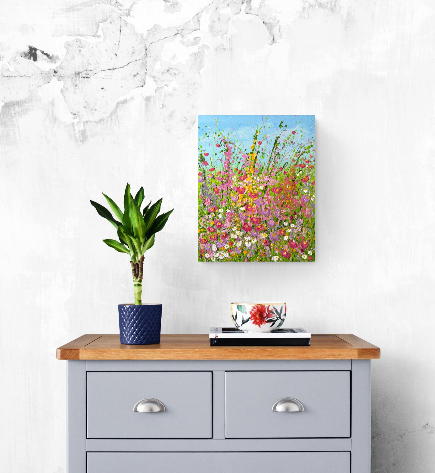 Flower Fields Series #36 - Pink Flower Bomb