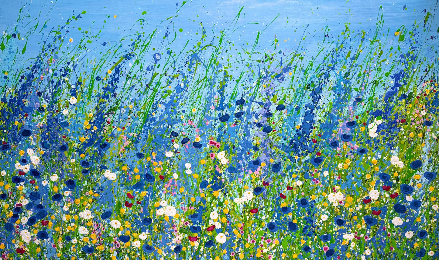 Flower Fields Series #34 - Symphony In Blue