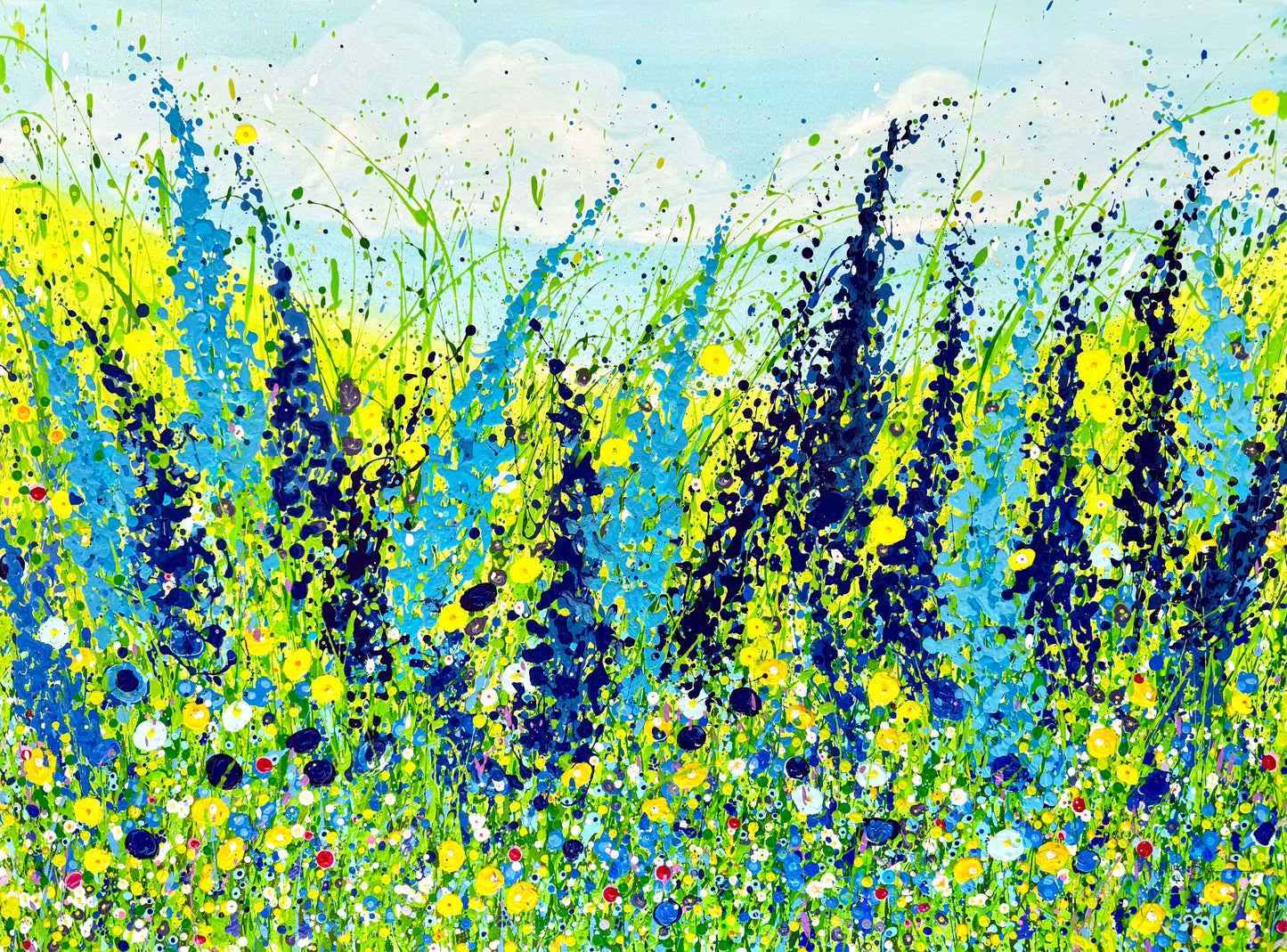 Flower Fields #40 - Grace Blue