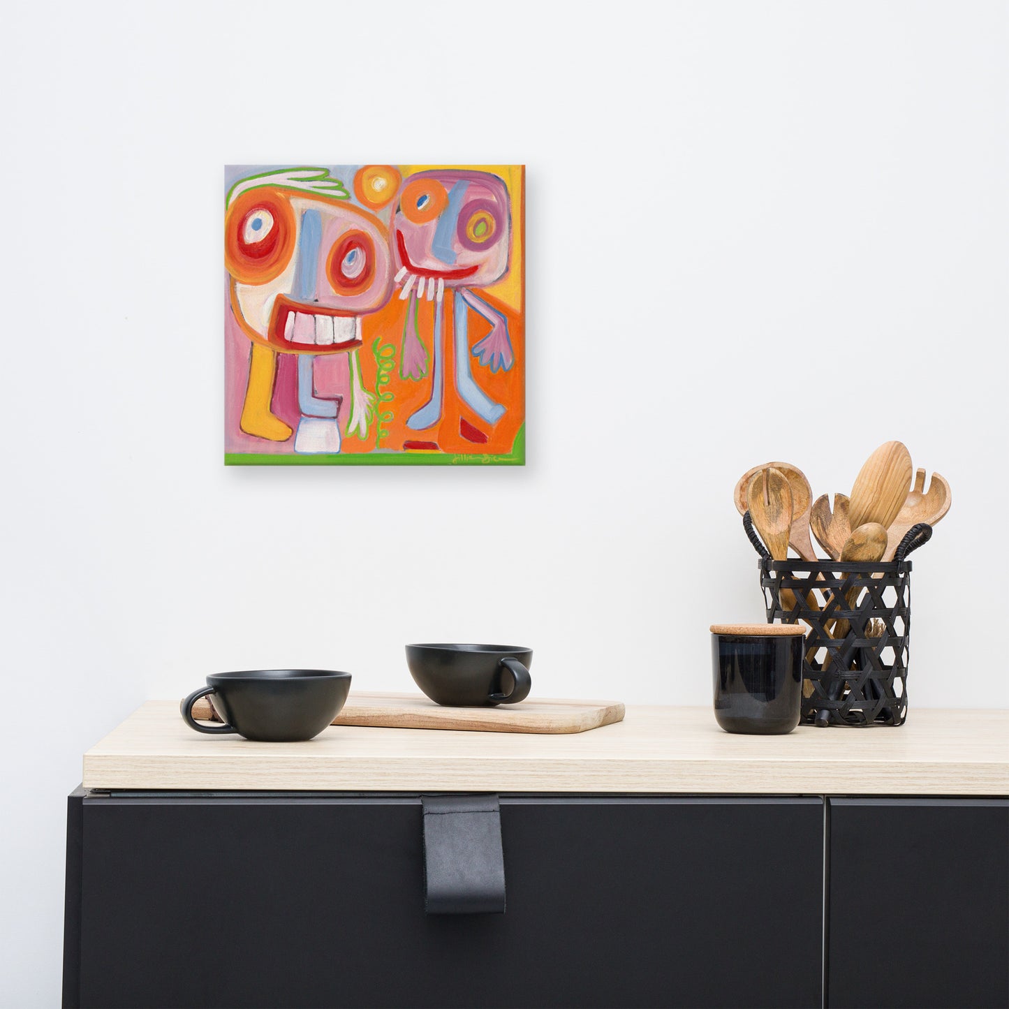 Friends For Life - Fine Art Print on Canvas