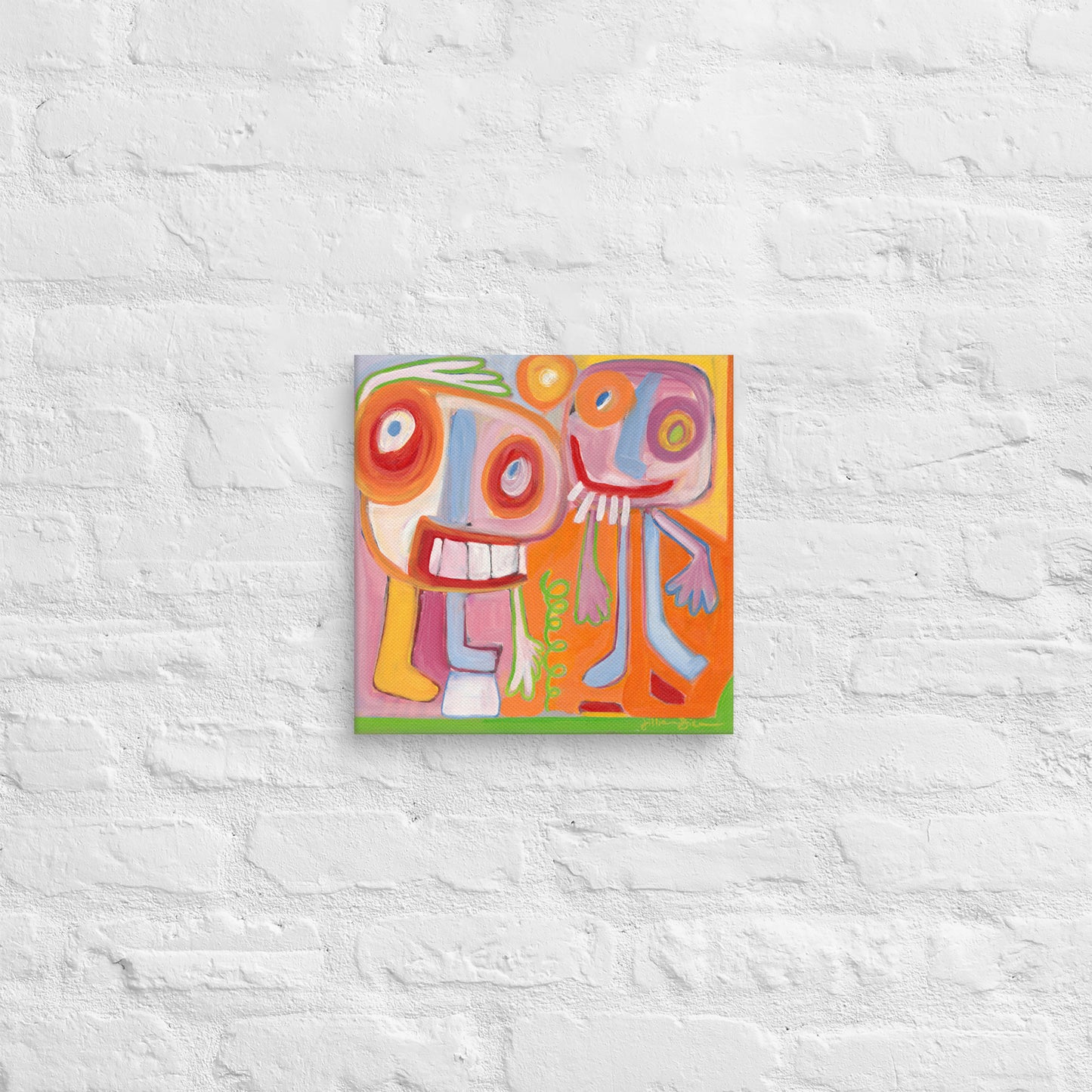 Friends For Life - Fine Art Print on Canvas