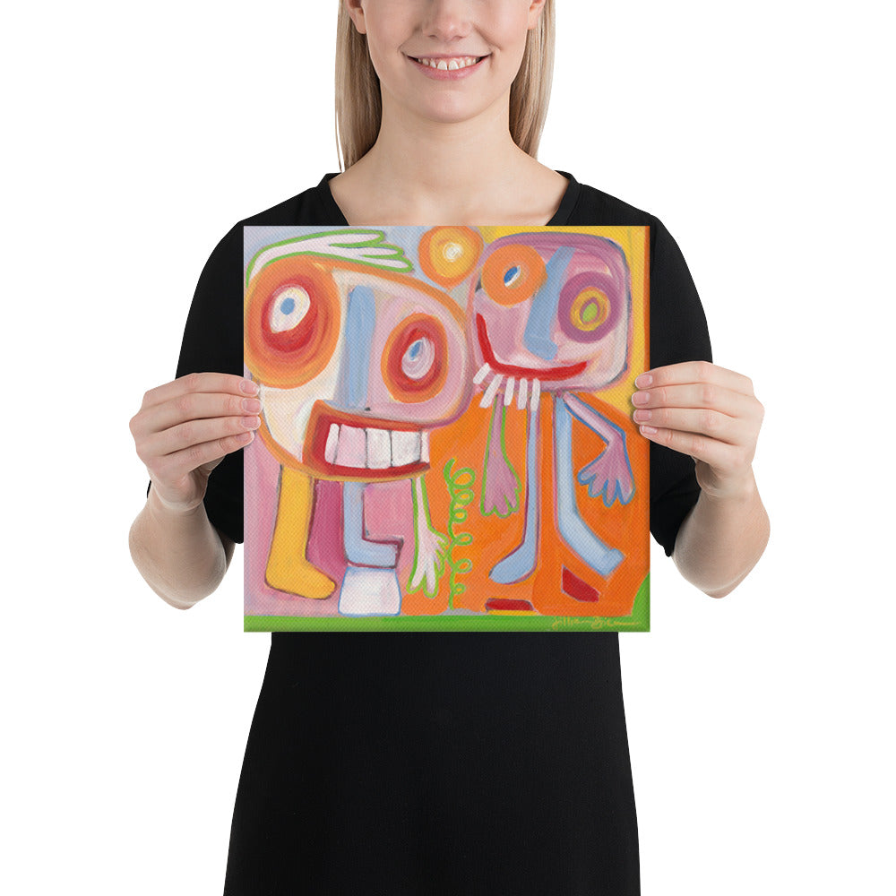 Friends For Life - Fine Art Print on Canvas