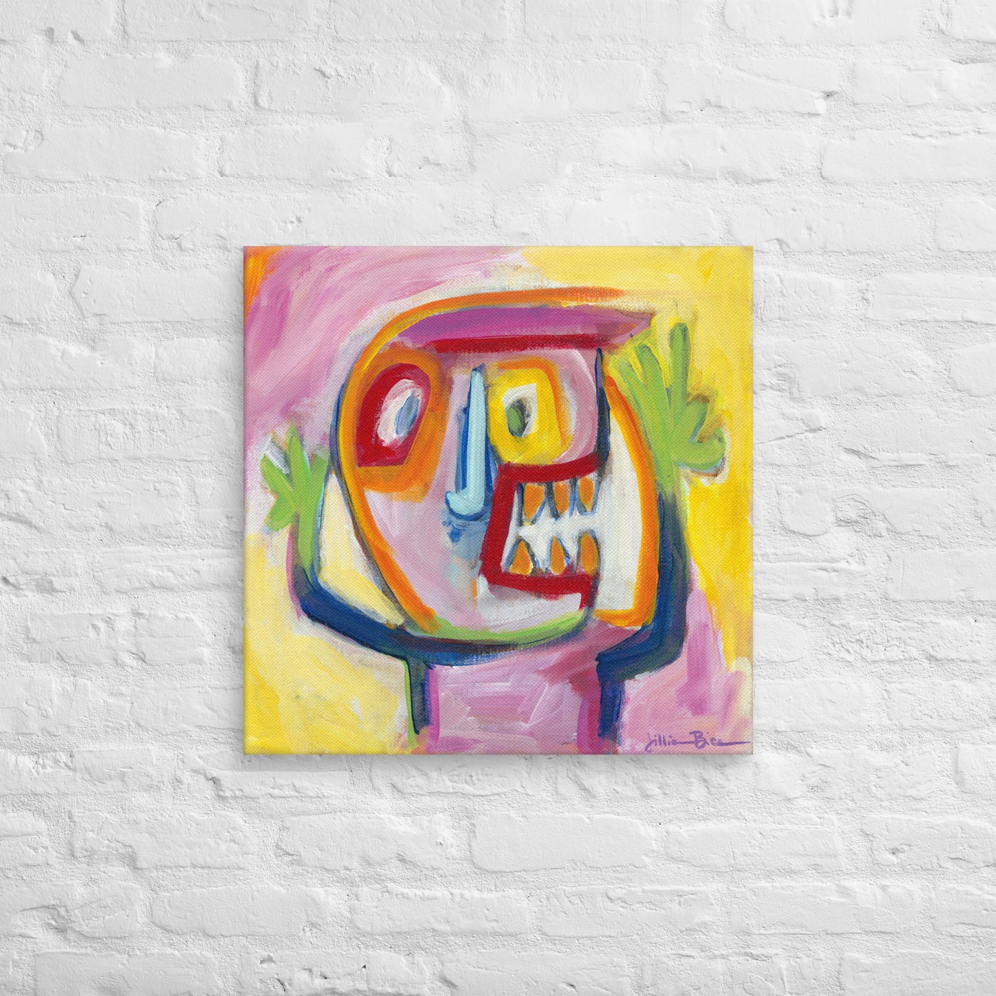 Don't Panic! - Fine Art Print on Canvas