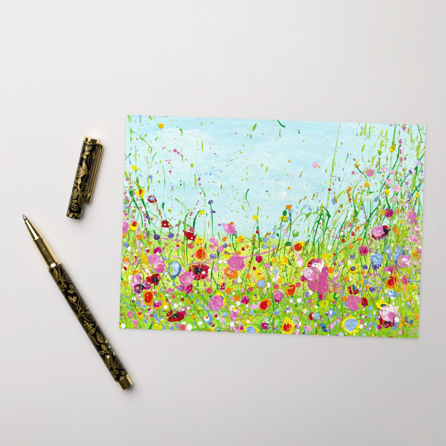 Flower Fields Series - Greeting Card