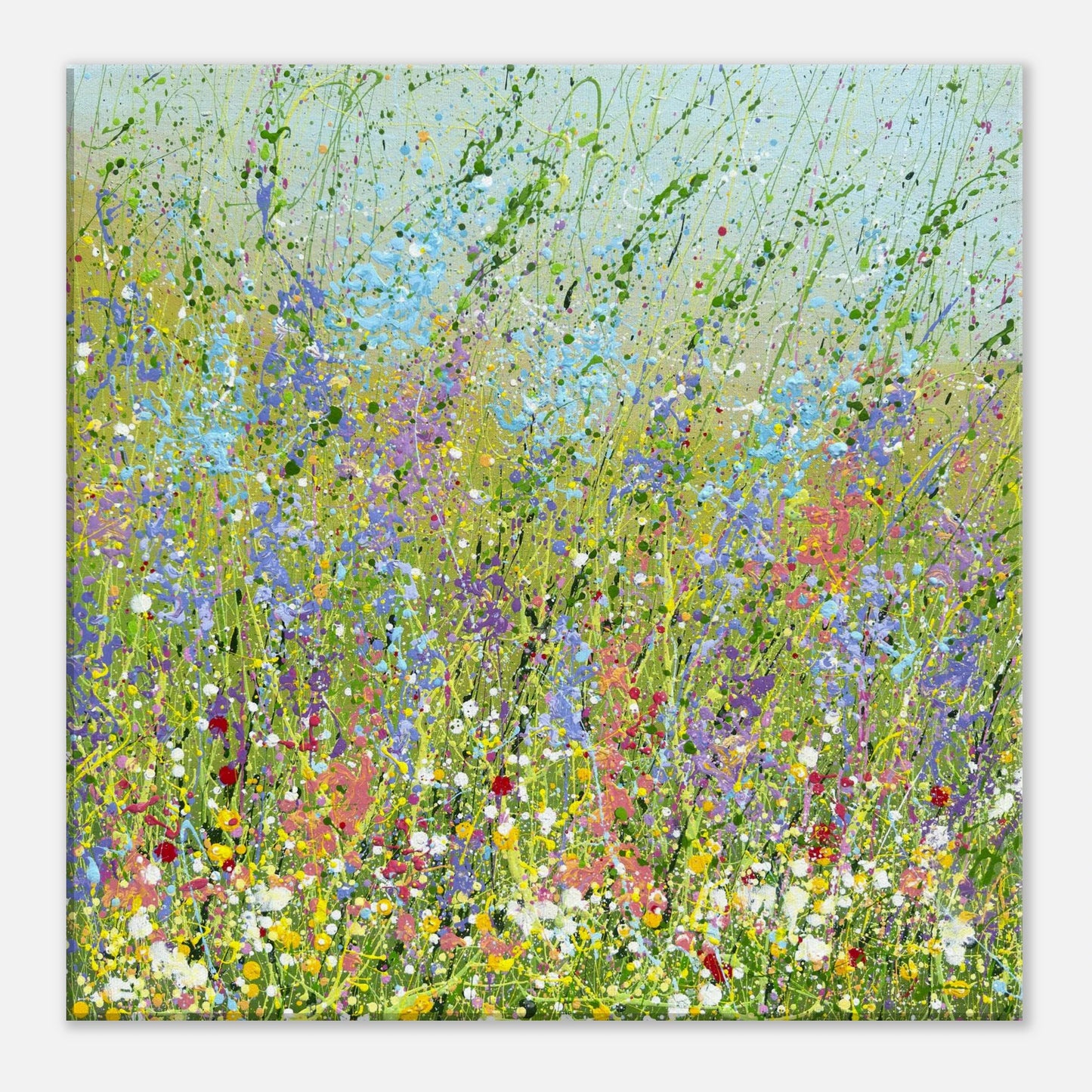 Flower Fields #18 - Fine Art Print on Canvas