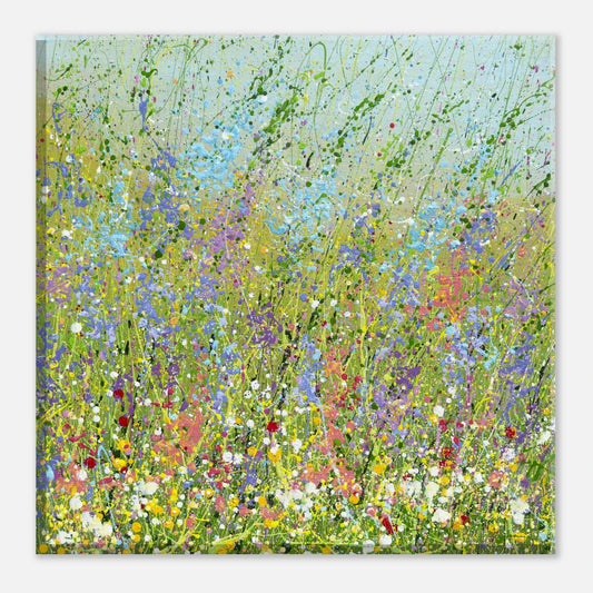 Flower Fields #18 - Fine Art Print on Canvas