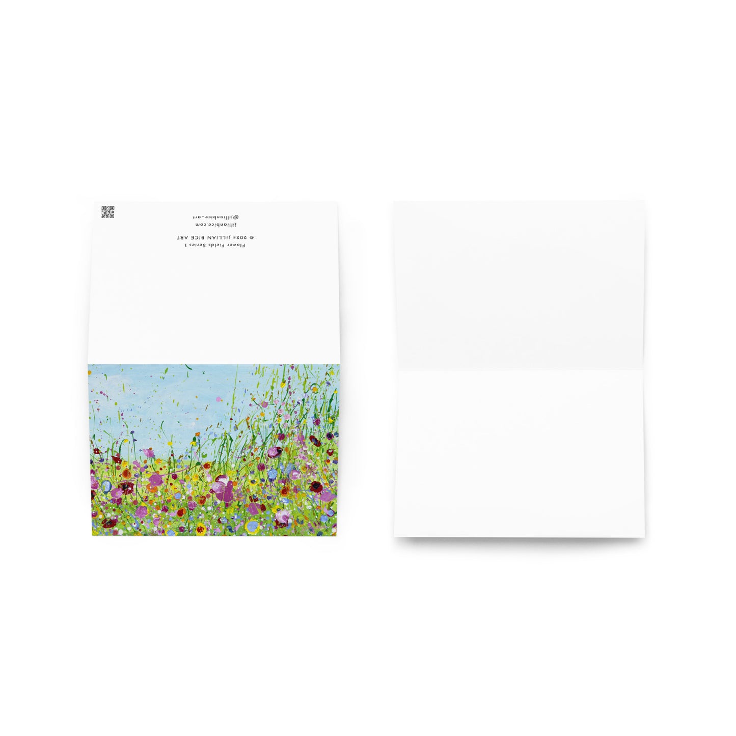 Flower Fields Series - Greeting Card