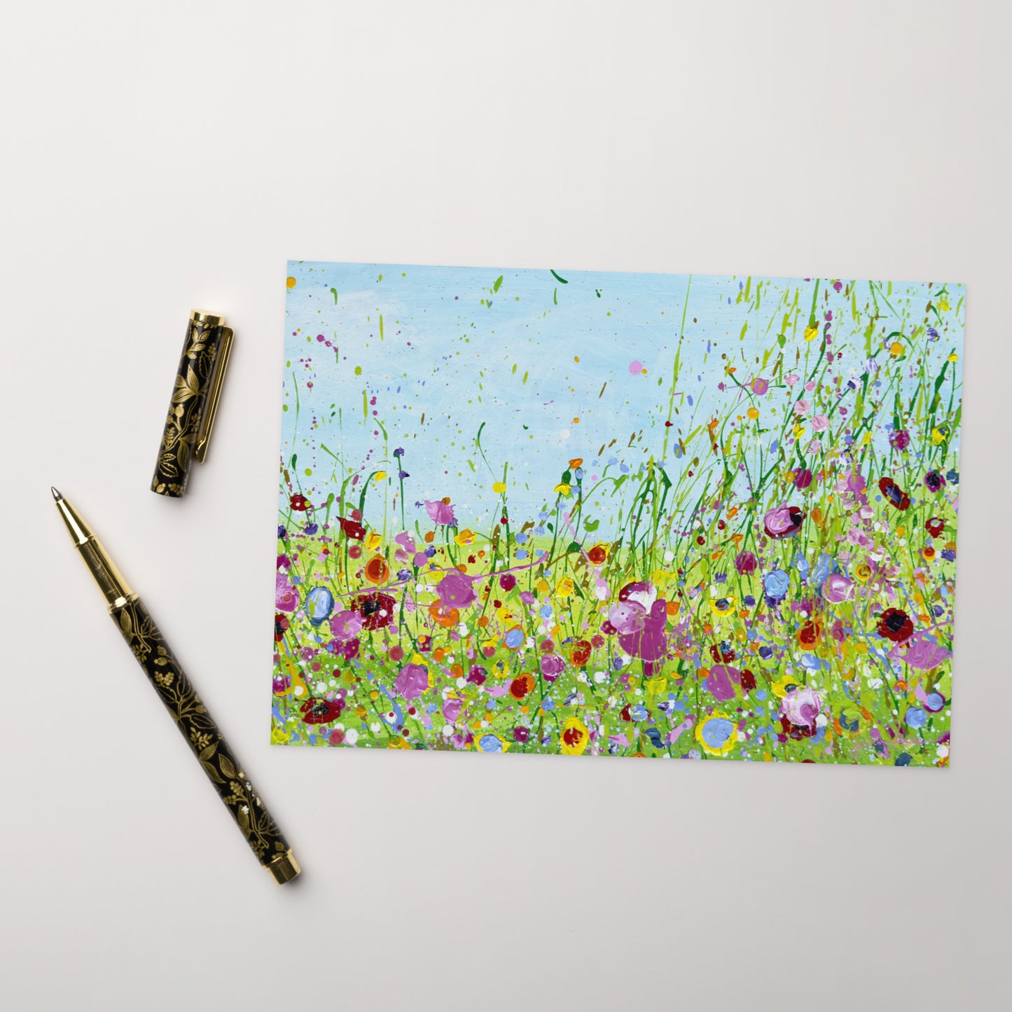 Flower Fields Series - Greeting Card