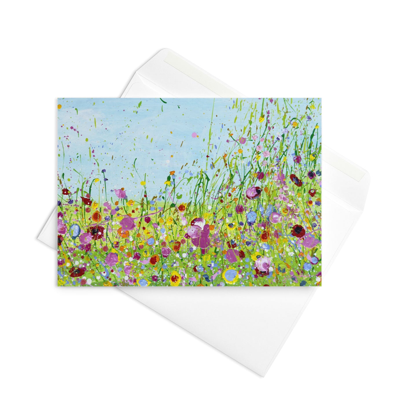 Flower Fields Series - Greeting Card